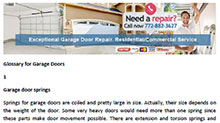 Glossary for Garage Doors in Jensen Beach - Click here to download